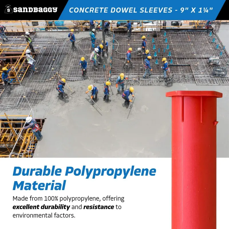 Concrete Dowel Sleeves - 9” X 1-1/4” (#10 Rebar Sleeve) 7