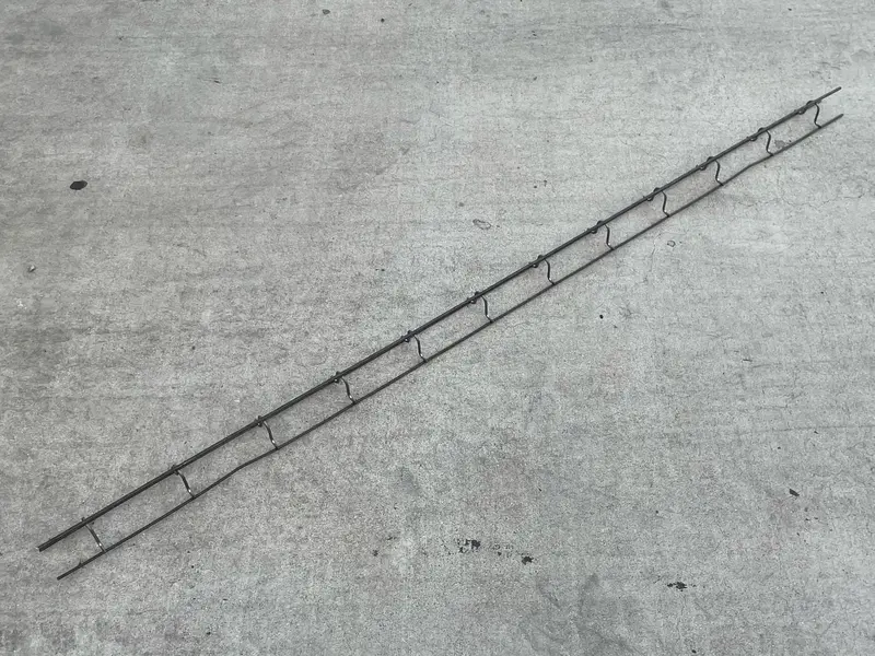 Concrete Plain Slab Bolster Upper - Continuous Rebar Chairs (5" X 5 Ft X 2") 8