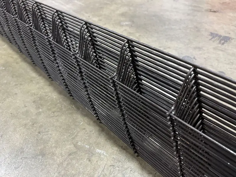 Concrete Plain Slab Bolster Upper - Continuous Rebar Chairs (5" X 5 Ft X 3") 11