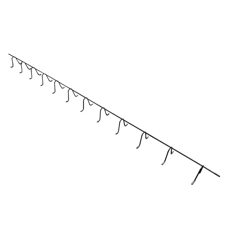 Concrete Plain Slab Bolster Upper With Gray Plastic Coated Legs - Continuous Rebar Chairs (5" X 5 Ft X 3") 7