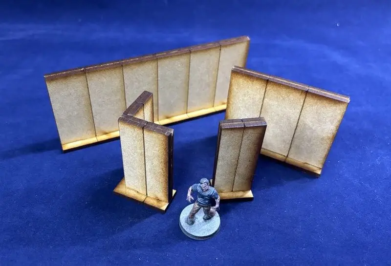 Concrete Walls - 28Mm Terrain 1