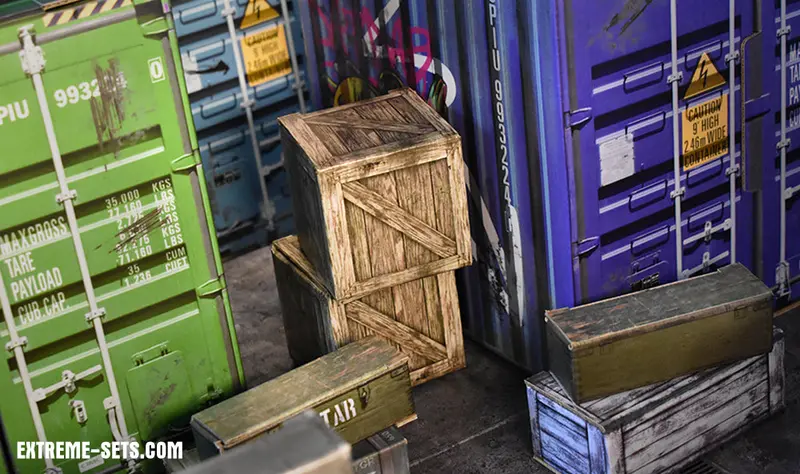 Container Pack Pop-Up Diorama 1/12 2