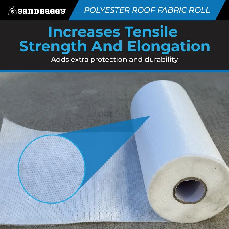 Contouring Polyester Roof Reinforcement Fabric (12” X 81 Ft Roll) 4