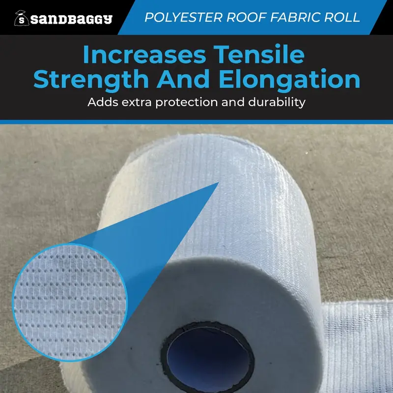 Contouring Polyester Roof Reinforcement Fabric (4” X 81 Ft Roll) 4