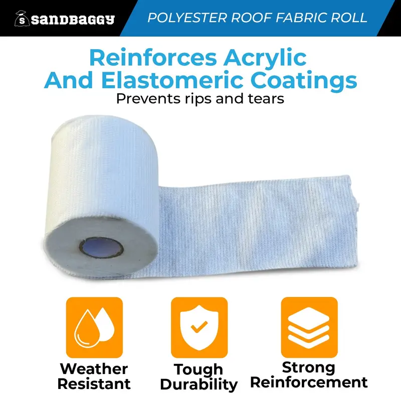 Contouring Polyester Roof Reinforcement Fabric (6” X 81 Ft Roll) 4