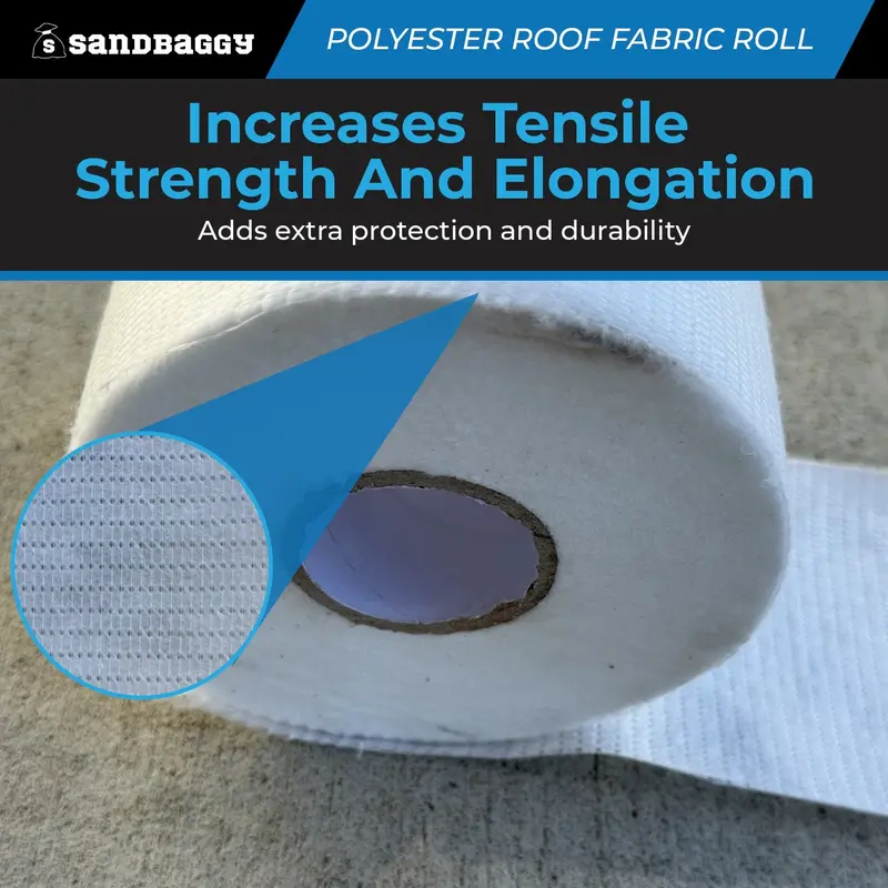 Contouring Polyester Roof Reinforcement Fabric (6” X 81 Ft Roll) 6