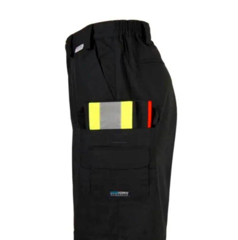 Coolworks Hi-Vis Men's Ventilated Cargo Work Pants Cw2blak - Black 5