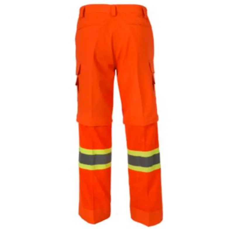 Coolworks Hi-Vis Men's Ventilated Cargo Work Pants Cw2orga - Orange 2