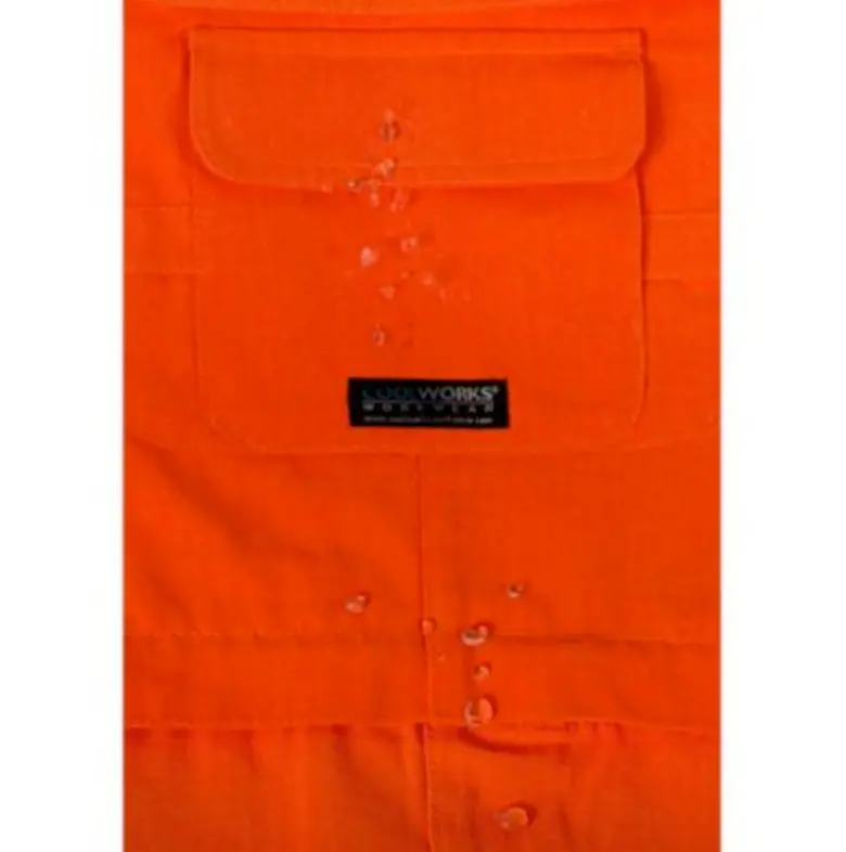 Coolworks Hi-Vis Men's Ventilated Cargo Work Pants Cw2orga - Orange 6