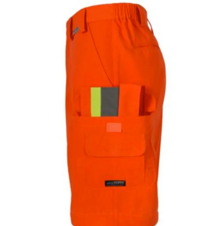 Coolworks Hi-Vis Men's Ventilated Cargo Work Pants Cw2orga - Orange 8