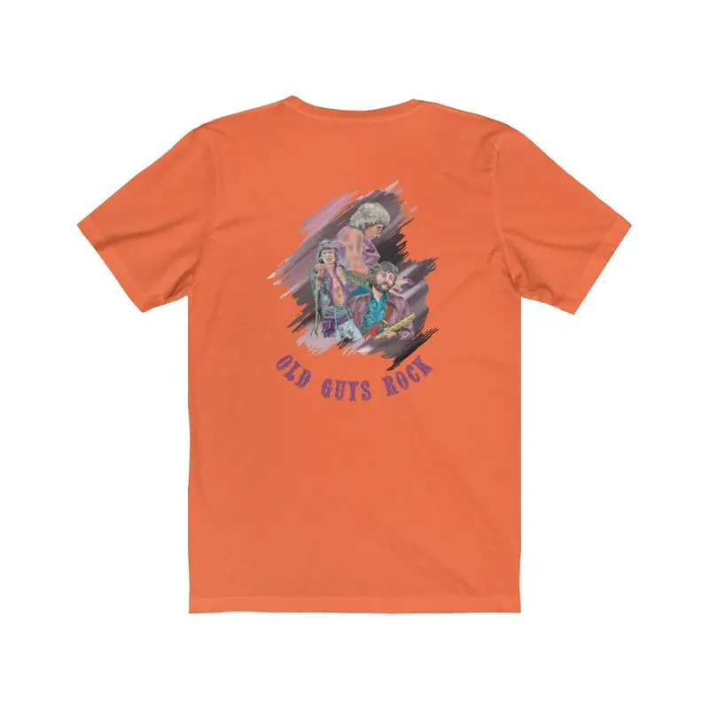 Copy Of "Old Guys Rock" Jersey Short Sleeve Tee 5