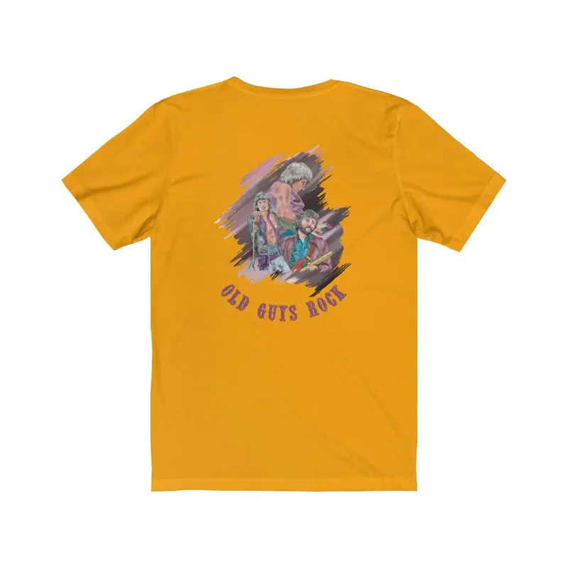 Copy Of "Old Guys Rock" Jersey Short Sleeve Tee 9