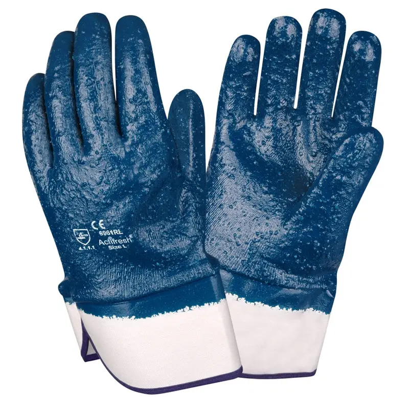 Cordova Safety Supported, Brawler™, Nitrile, Rough Glove #6961R 1