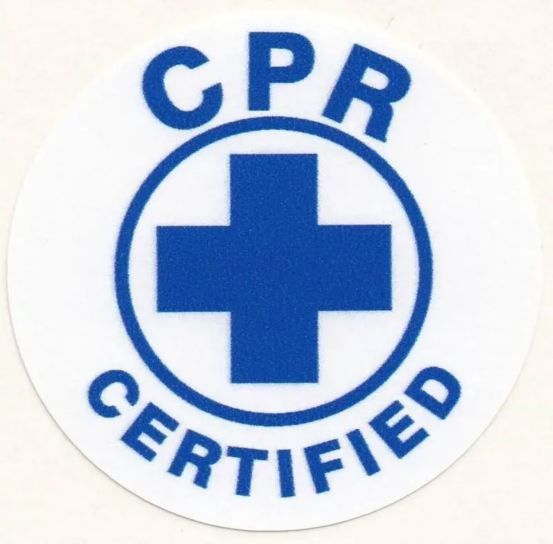 Cpr Certified Hard Hat Sticker #Ss13 1