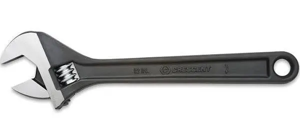 Crescent 12" Black Phosphate Adjustable Wrench 1 1/2" Opening 1