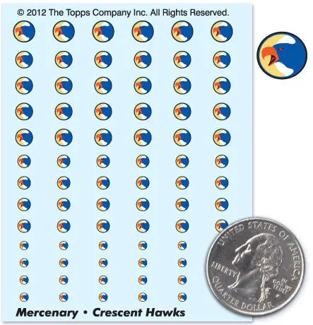 Crescent Hawks Decals 1