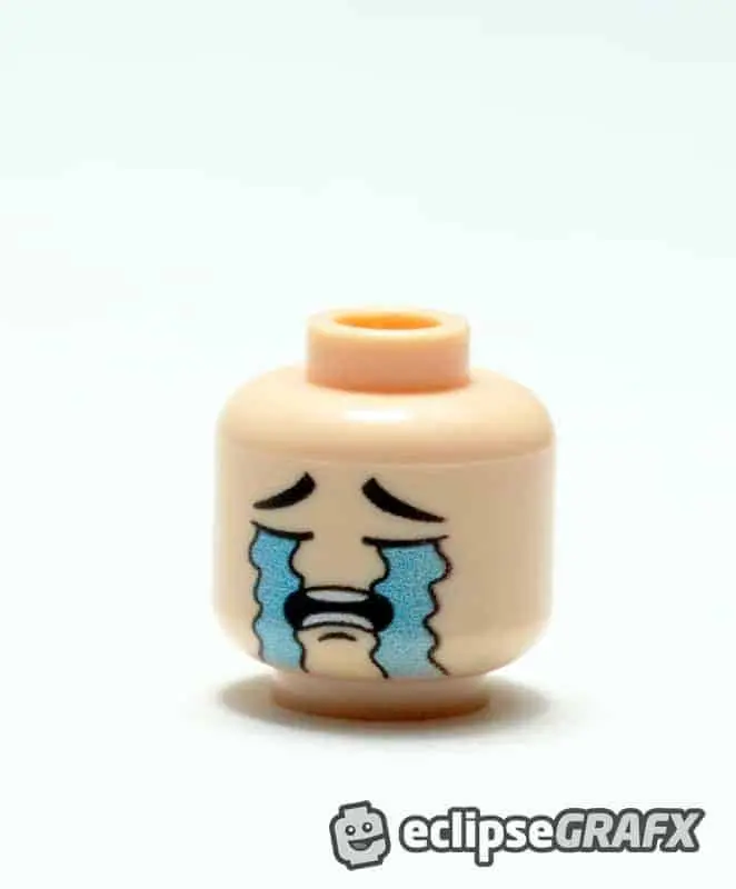 Crying Face - Male - Light Flesh - 32 1