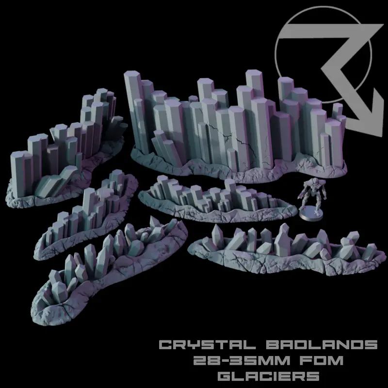 Crystal Badlands Glacier Rifts 1