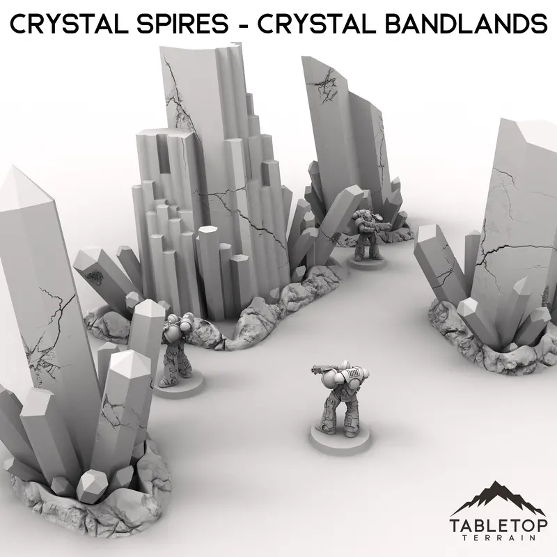 Crystal Spires - Crystal Bandlands 1