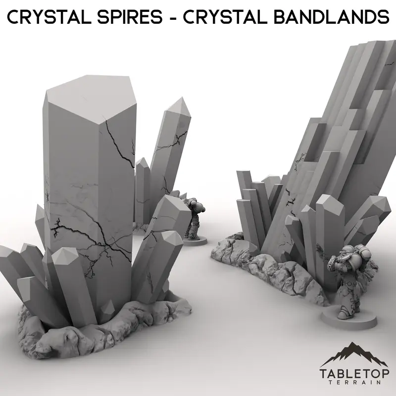 Crystal Spires - Crystal Bandlands 2