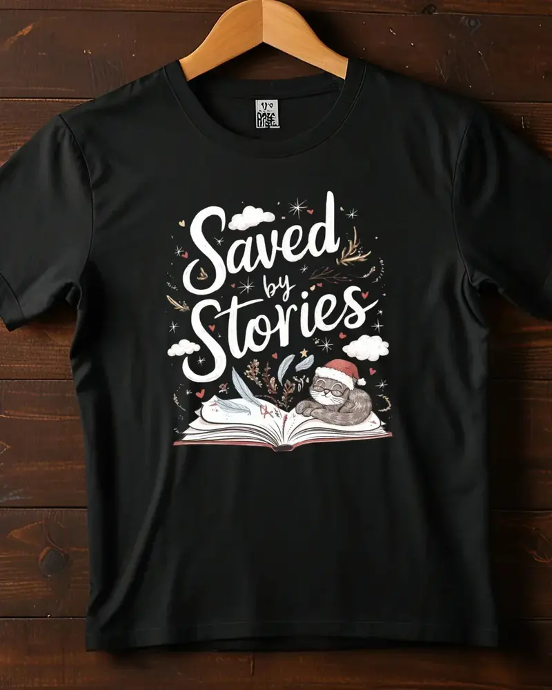 Cuddly Reader Kid Cotton Tshirt 1