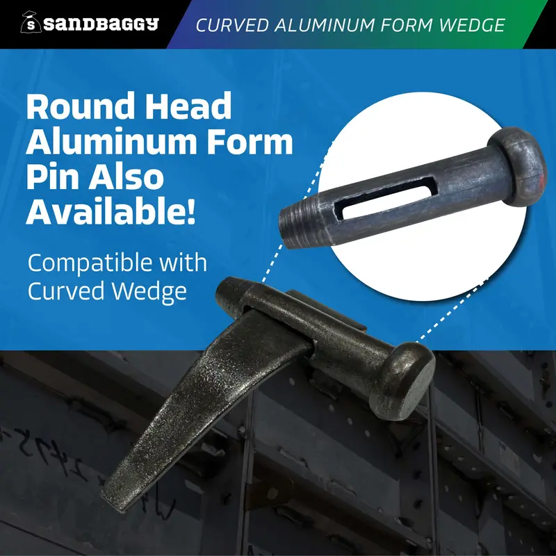 Curved Aluminum Form Wedge For Concrete Forms 4