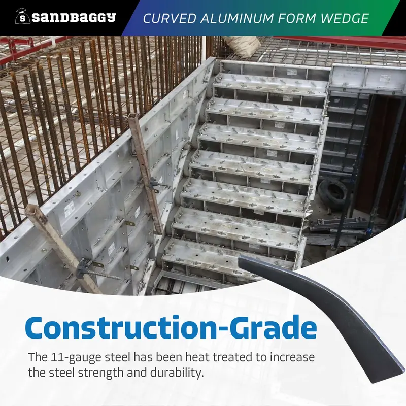 Curved Aluminum Form Wedge For Concrete Forms 7