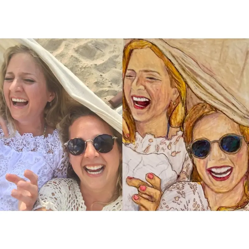 Custom Drawn Portrait 2