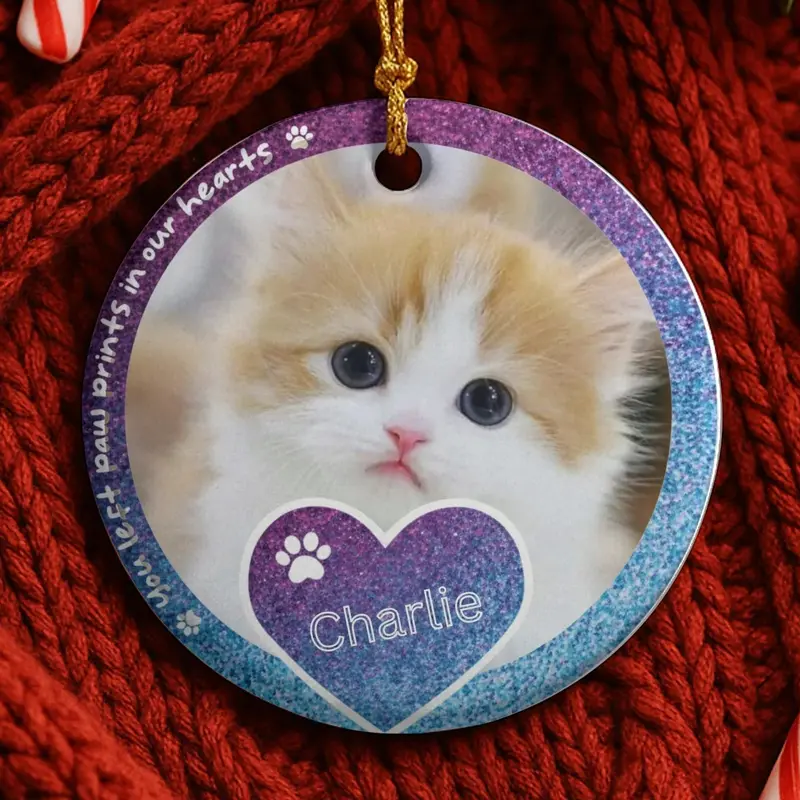 Custom Photo Pet Memorial Gift, Memorial Ornament, Custom Ornament, Pet Memorial, Christmas Ornaments, Custom Pet Ornament 1