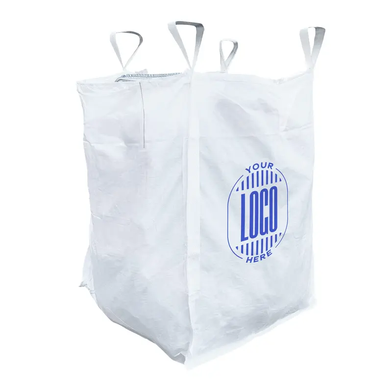 Custom Printed Fibc Bulk Bags - 3000 Lb Capacity - 45 Cu Ft - 35" X 35" X 50" 1