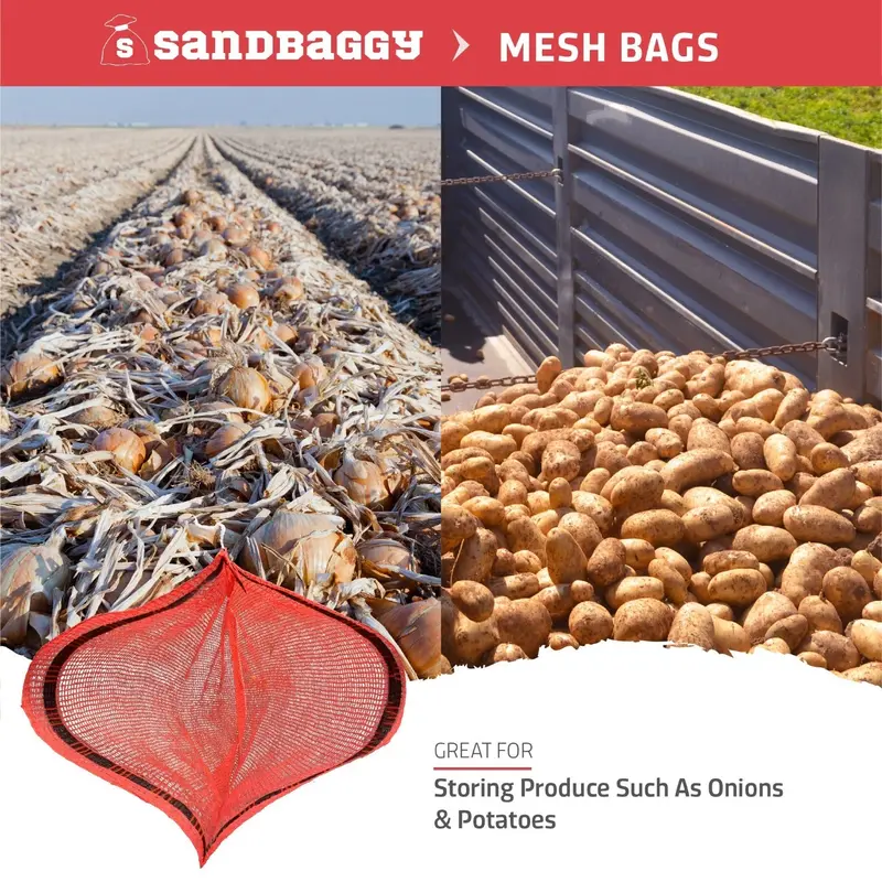Custom Printed Mesh Produce Bags For Fruits & Vegetables 11