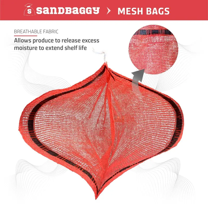 Custom Printed Mesh Produce Bags For Fruits & Vegetables 5