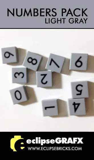 Custom Printed Numbers 1
