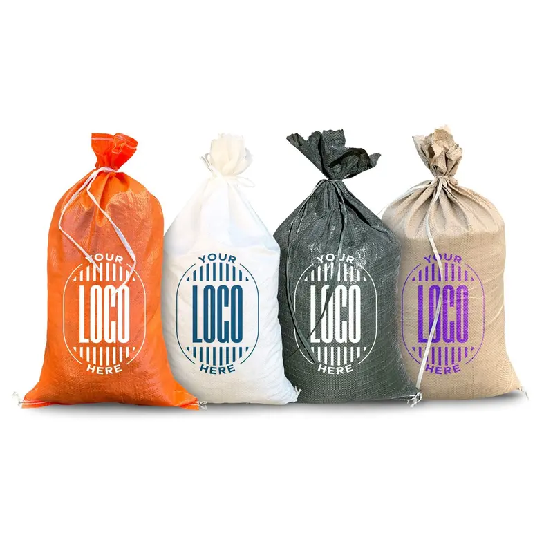 Custom Printed Sandbags For Flooding - 14” X 26” - Empty Woven Polypropylene 1