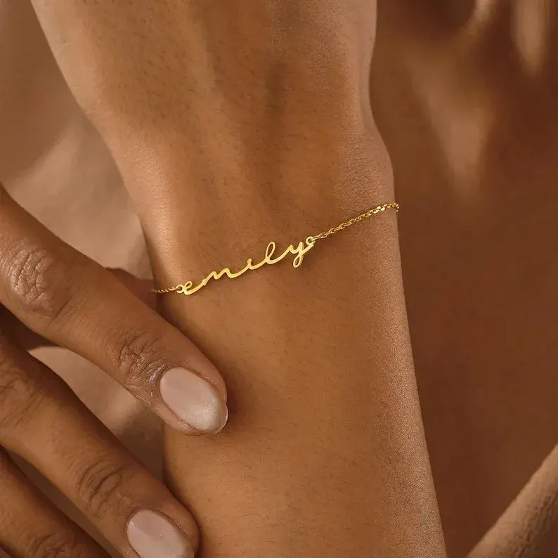 Customizable Name Design Exquisite Fashion Bracelet 3
