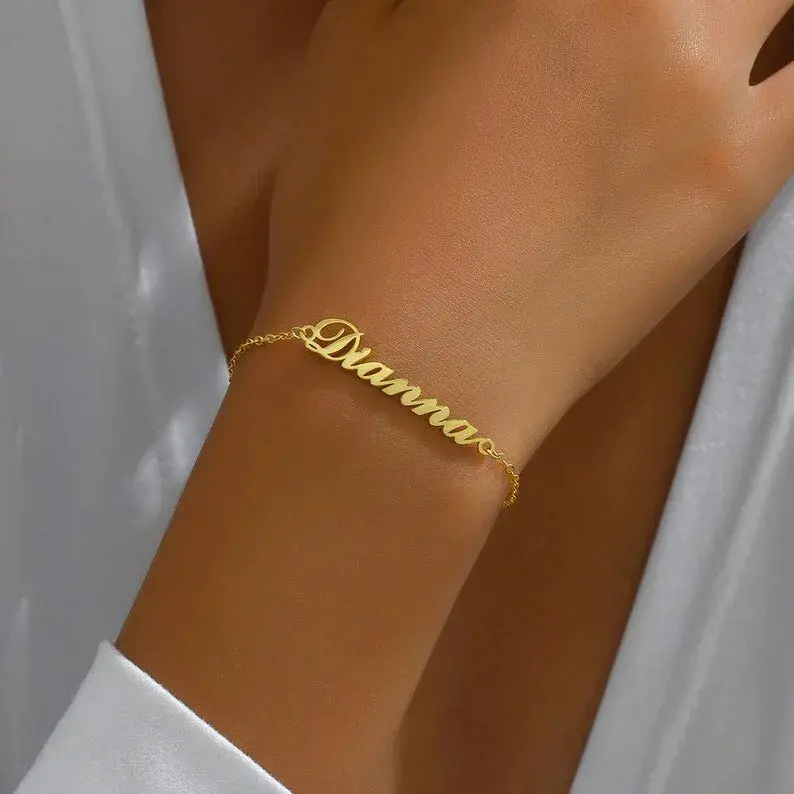 Customizable Name Design Fashion Personality Bracelet 4