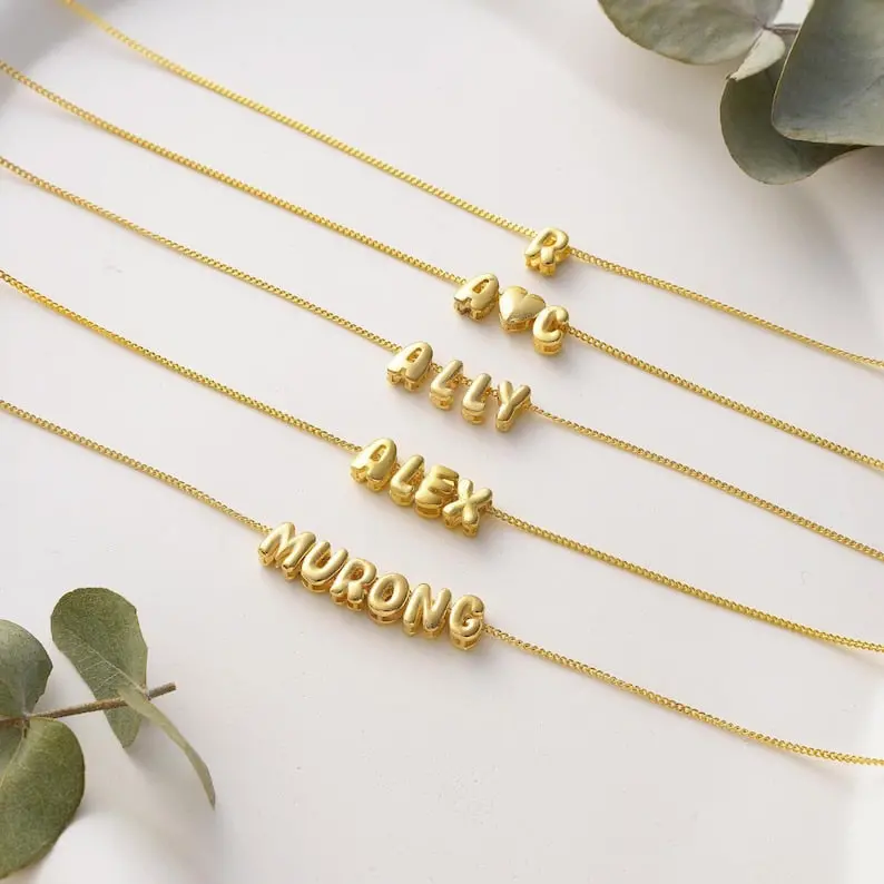 Customizable Name Design Fashionable Simple Necklace 1
