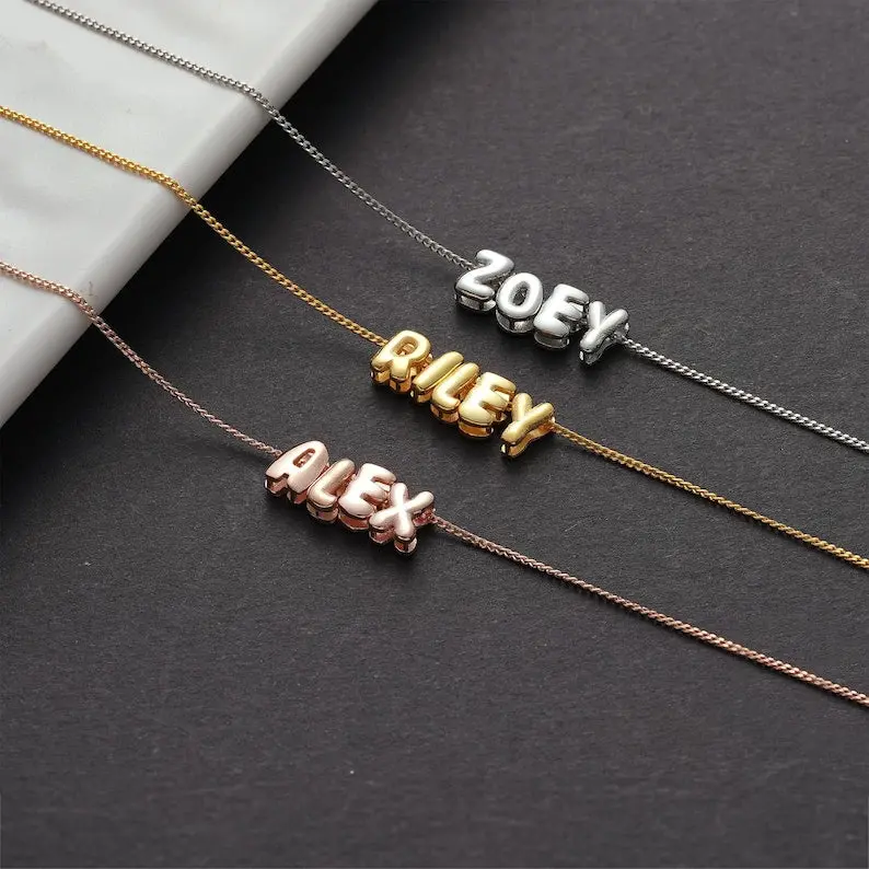 Customizable Name Design Fashionable Simple Necklace 5