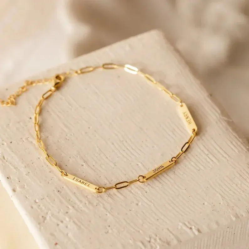 Customizable Name Design Light Luxury Unique Bracelet 1