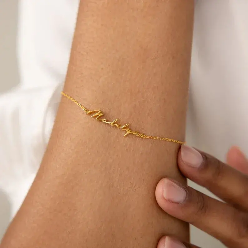 Customized Name Bracelet 1