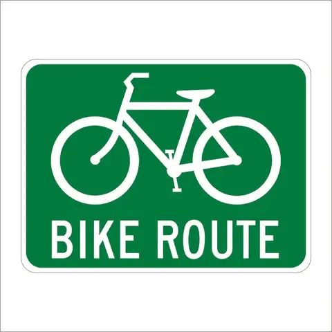 D11-1 Bike Route Sign 1