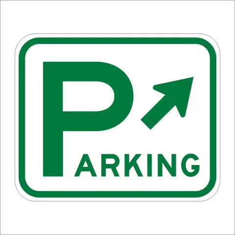 D4-1 Parking Arrow Symbol Sign 1