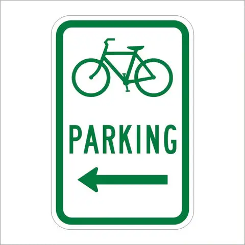 D4-3 Bicycle Parking Arrow Sign 1
