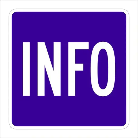 D9-10 Info Sign 1