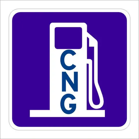 D9-11A Compressed Natural Gas (Symbol) Sign 1