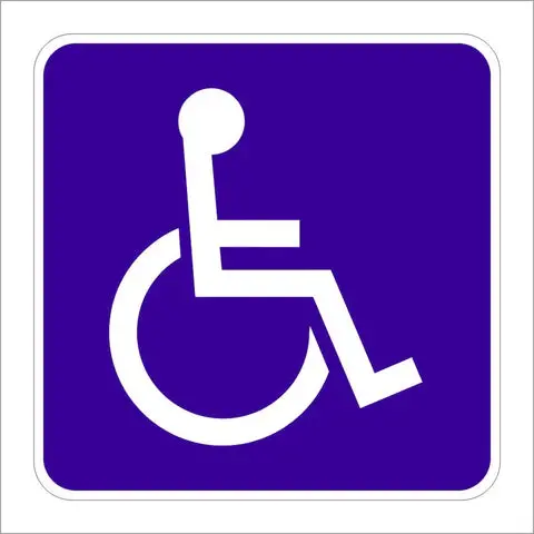 D9-6 Handicapped Accessible (Symbol) Sign 1