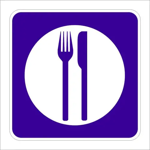 D9-8 Food (Symbol) Sign 1