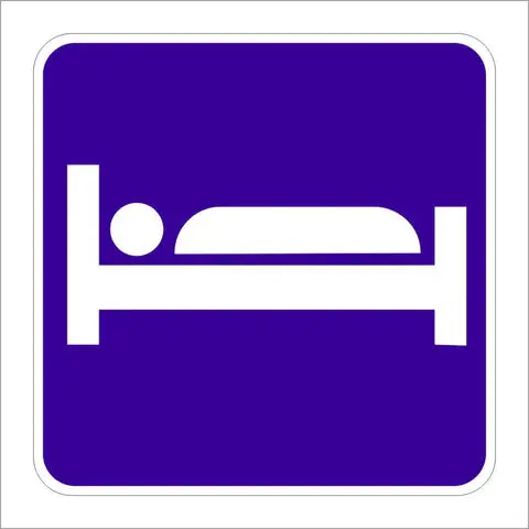 D9-9 Lodging (Symbol) Sign 1