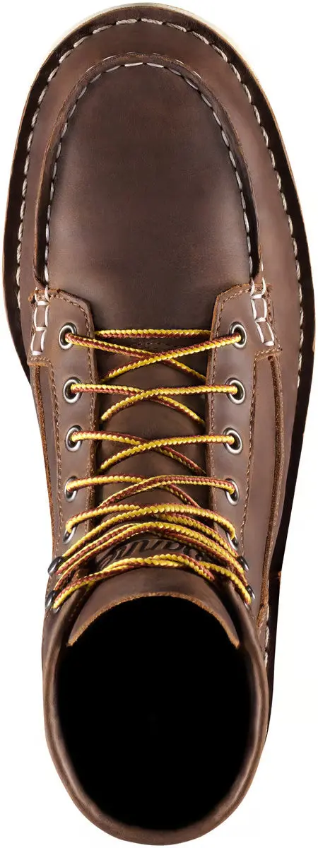 Danner Bull Run Moc Toe Brown 6" Steel Toe #15564 4