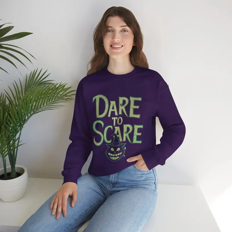 Dare To Scare Ultra Cotton Crewneck Sweatshirt 11
